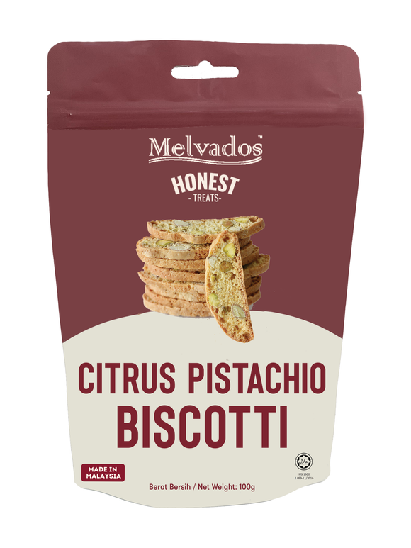 Citrus Pistachio Biscotti